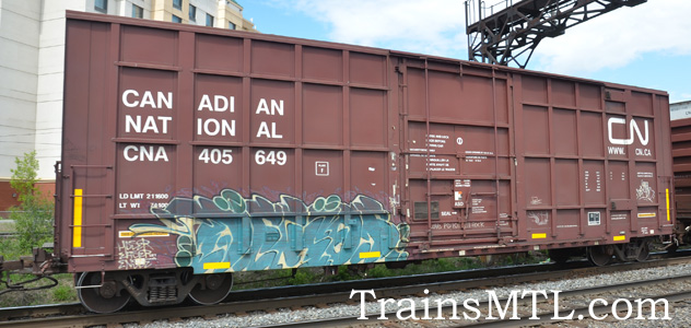 Car/wagon CNA405649 left side / coté gauche